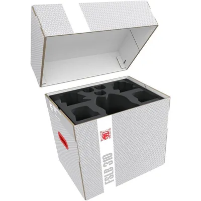 Produktbild von Lagerbox mit Schaumstoff für Adeptus Titanicus Miniaturen