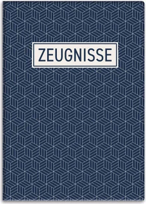 Produktbild von itenga Zeugnismappe Motiv Geometrie DIN A4