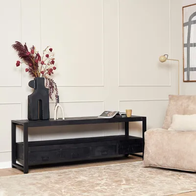 Produktbild von Starfurn - TV-Schrank Boaz Schwarz - 180 cm
