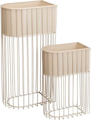 Image de Lot de 2 pots sur pied en métal SOFT FORM