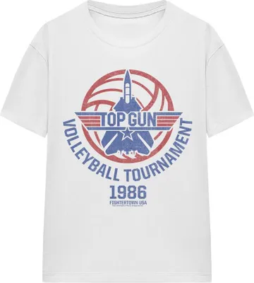 Produktbild von Top Gun - "Volleyball Tournament" T-Shirt für Herren/Damen Uni TV16931 (S) (Weiß)