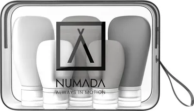 Obrázek produktu pro Cestovní toaletní taška Numada Transparent PVC silikon 20 x 6,5 x 13,5 cm