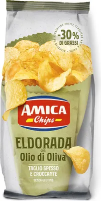 Produktbild von Amica Eldorada Olivenöl Chips 130g