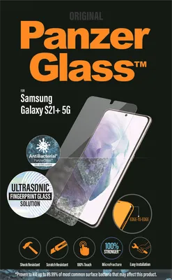 Obrázek produktu pro PanzerGlass Case Friendly Antibakteriální ochrana displeje pro Samsung Galaxy S21 Plus