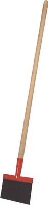 Produktbild von Federstahl-Stoßscharre mit 120 mm Buchenstiel Rot 150 x 1,0 mm