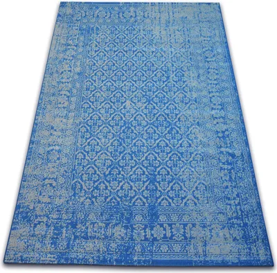 Produktbild von Teppich VINTAGE Blumen 22209/543 blau Blau 120x170 cm