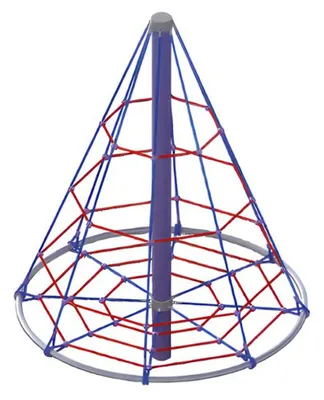 Produktbild von Kletterkegel Seilkegel Kletterpyramide Abenteuerkegel Hochseilkegel Spielkegel