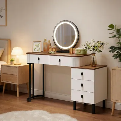 Produktbild von Umkleidetisch mit Schublade,Bürotisch,Eleganter Umkleidetisch(nur mit Make-up-Tisch)