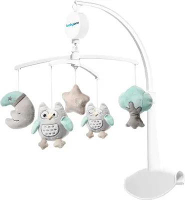Produktbild von Babyono Spieluhr-Mobile Für Kinderbett - Eule Sofia