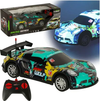Obrázok produktu pre Športové RC auto v modro-zelenej farbe