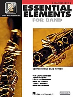 Obrázek produktu pro Essential Elements for Band BB Clarinet Book 2 W/Eei Comprehensive Method for Beginning Clarinetists Includes Online Learning Tools and Play-Along Media Hal Leonard Music Education