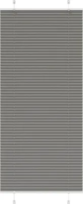 Productafbeelding van Plissé rolgordijn 85x200 cm stofbreedte 84,4 cm antraciet