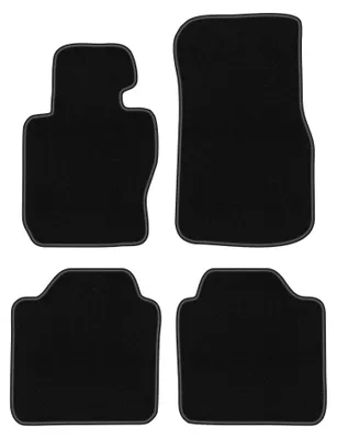 Image de Tapis de sol en moquette pour BMW 3 F34 2013-2020 (Gran tourismo) – jeu 4 pièces, noirs, sur mesure – Wielganizator BASIC
