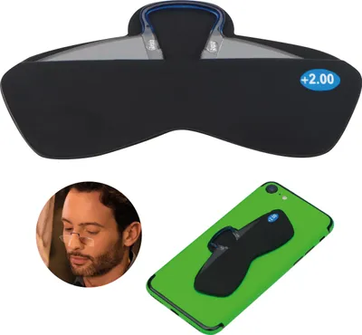 Produktbild von Silikontasche mit Sehhilfe Stärke +2.00 / Lesebrille