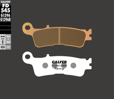 Produktbild von Bremsbeläge Galfer FD545G1396R Sinter-Metall Racing OFFROAD hinten für Fantic Motor XXF 450 ccm Bj. 2024 - 2025