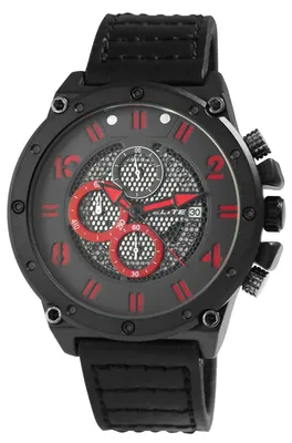 Produktbild von ELITE Herrenchronograph mit Echtlederarmband