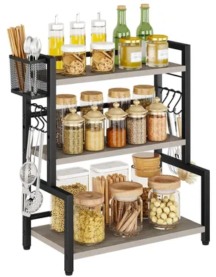 Produktbild von Küchen Kräuterset mit Drahtkorb und 6 Haken zur Organisation