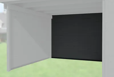 Produktbild von Rückwand für Anbau 147 cm, 21 mm für Typ 126 und 172 anthrazit, Farbe:anthrazit