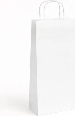 Obrázek produktu pro Papírové sáčky na lahve 160x80x390 bílé