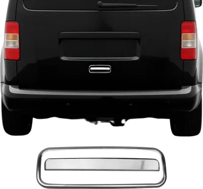 Image de Couverture de poignée de porte Hayon pour VW Caddy 2010-2015 Acier Inox 2x