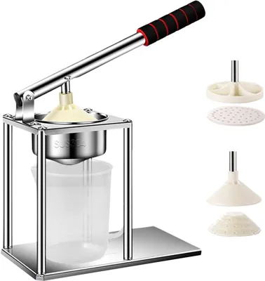 Obrázek produktu pro Ruční odšťavňovač pomerančů z nerezové oceli 304 s ergonomickou rukojetí z EVA - kompaktní a stylový