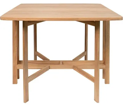 Image de Table de jardin - FERRET - Pliante - Bois d'Acacia- 21/55/90 x 90 x 75 cm - 4 personnes