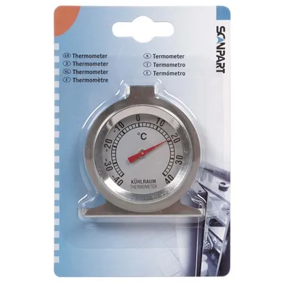 Produktbild von SCANPART 1110030002, Thermometer, Jede Marke, Kühlschrank, Metallisch, -40 - 40 °C, Sichtverpackung