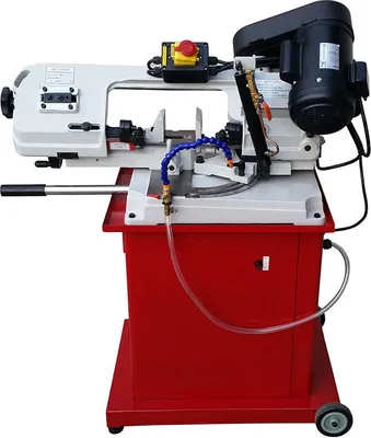 Produktbild von PAULIMOT Metallbandsäge BS-128HDR auf Untergestell inkl. Kühlmitteleinrichtung