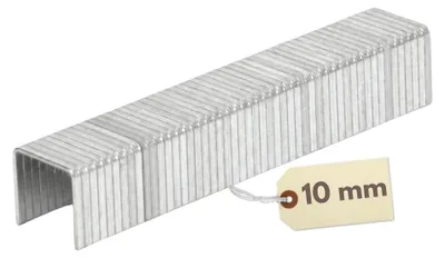 Produktbild von Tackerklammern Typ 50 Heftklammern Handtacker Klammer Tackernadeln Stahlklammer Tacker Klammern T-50 verzinkter Stahl Heft Klammern Flachdrahtklammern 10 mm 5000 St