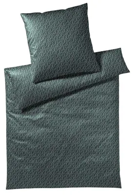 Kissenbezug Ornament Agave 40x80 cm, Baumwolle Mako-Satin
