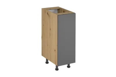 Produktbild von Küchenunterschrank 30 cm mit Schubladen küchenmöbel, Langen D30 Grau/Matt