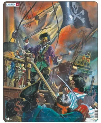 Produktbild von LARSEN Puzzle Piraten 85 Teile