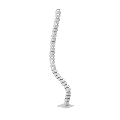 Zdjęcie produktu dla Maskownica do kabli biała kręgosłup kablowy biały 132,5 cm organizer na kable