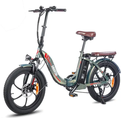 Produktbild von 20-palcový skladací elektrický bicykel, 250W 36V 18AH, so zadnými svetlami podľa normy StVZO, Shimano 7S,