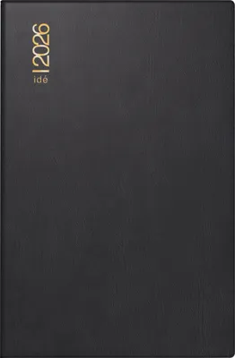 Immagine prodotto di rido® idé® 70-15 202 906 Agenda tascabile modello partner/Industria I 2026 - 1 settimana / 2 pagine, 7,2 x 11,2 cm, 144 pagine, nero