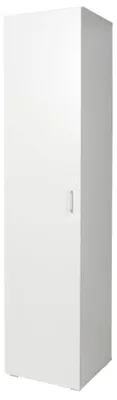 Immagine prodotto di Armadio 1 Anta 5 Ripiani 45x45x195 cm in MDF Bianco