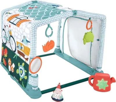 Produktbild von Mattel HJK45 - Fisher-Price - 3 in 1, kleine Ferienhaus-Spieldecke