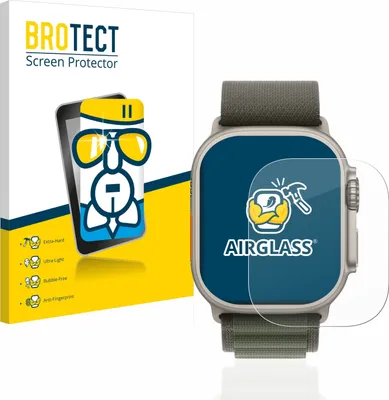 Produktbild von BROTECT Schutzglas für Apple Watch Ultra (49 mm) Schutzfolie Panzer Folie Glas Display Schutz klar