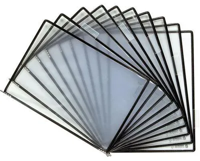 Zdjęcie produktu dla tarifold tdisplay Sterifold Sichttafel Standard, A4, schwarz