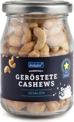 Produktbild von Cashews geröstet gesalzen 140g 18er Pack