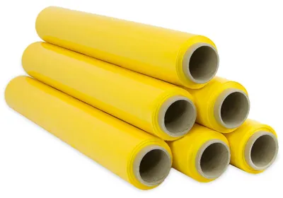 Stretchfolie 50 cm x 300 m, beige, 6 Rollen, elastisch