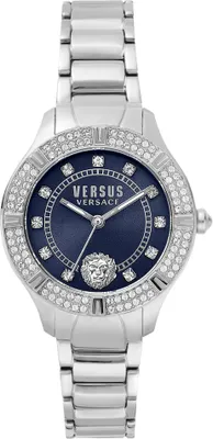 Produktbild von Versus by Versace Damen Armbanduhr Canton Road 36 mm Armband Edelstahl VSP263721