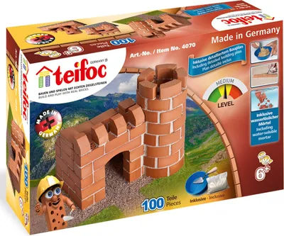 Image de Teifoc Kit de construction - petit château - 100 pièces