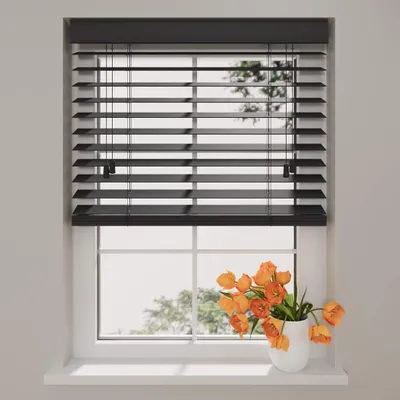 Produktbild von Kunststoff Jalousie Easy - 50 mm - Anthrazit - 75 x 240