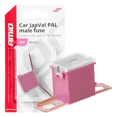 Imagen del producto de Fusible de coche JAPVAL PAL macho 48 mm 30A AMIO-03418