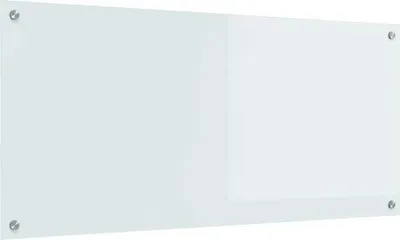 Produktbild von vidaXL Küchenrückwand Weiß 110 x 50 cm Gehärtetes Glas
