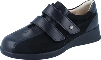 Immagine prodotto di Scarpa comoda Finn Comfort Nairobi, donna, nero, pelle, NUOVO - scarpe slip-on da donna / trotteur, nero