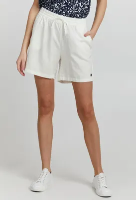 Produktbild von OXMO OXAlgea Damen Chino Shorts aus Leinenmix Bermuda Kurze Hose