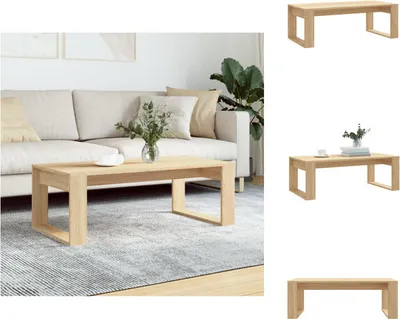 Obrázek produktu pro vidaXL Konferenční stolek Sonoma dub 102x50x35 cm materiál na bázi dřeva - Konferenční stolky