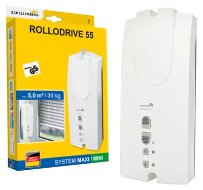 Rollladengurtwickler RolloDrive 55, weiß, für Kunststoff-Rollläden